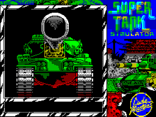 Tank title screen for ZX Spectrum